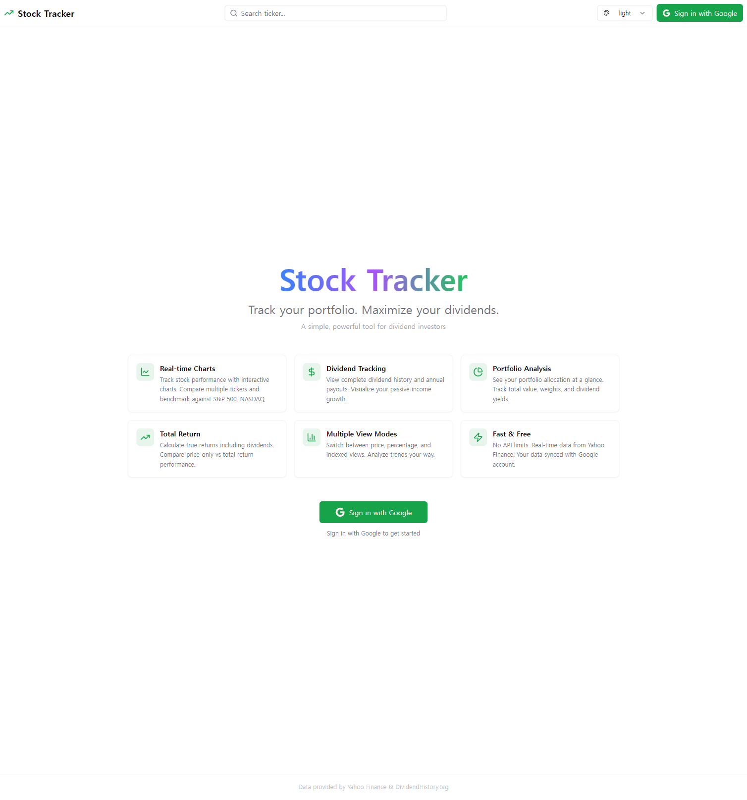 Stock Tracker